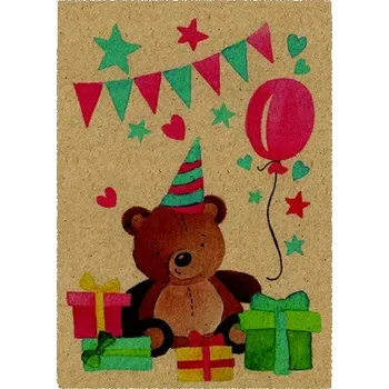 Přáníčko BeBechy – recyklovaný papír - Méďa tiskopis