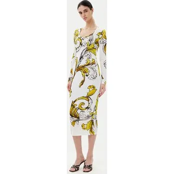 Dámské šaty Versace Jeans Couture Každodenní šaty 78HAO920 JS471 Bílá Regular Fit 48