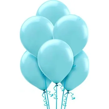 Balónek Balónky pudrově světle modrá pastelové 50 kusů SVATÉ PŘIJÍMÁNÍ