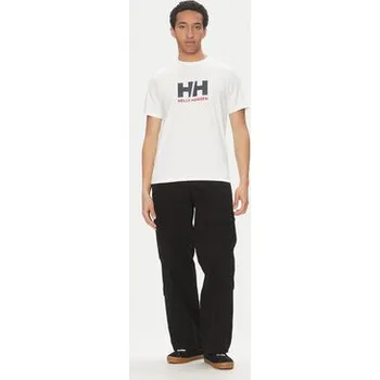 Pánská móda Helly Hansen T-Shirt Logo 54596 Bílá Regular Fit S