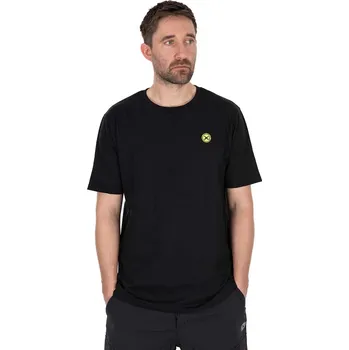 Rybářské oblečení Matrix Tričko Black Mini Logo T-Shirt XL