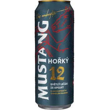 Pivo Ostravar Ostravar Mustang 12 Hořký 4x0,5l