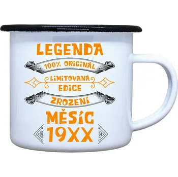 DOBRÝ TRIKO Plecháček s potiskem Legenda 100% originál Velikost plecháčku: 330 ml