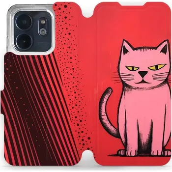 Pouzdro na mobilní telefon Flipové pouzdro Mobiwear - Infinix Smart 9 - VP54S Kocourek (Knížkové flip pouzdro, obal, kryt na mobil Infinix Smart 9 - VP54S Kocourek, materiál Umělá kůže + TPU - ochrana 360°, stojánek, silikonová vanička, magnetické zavírání)