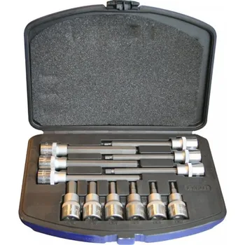 ASTA HEX SET-12, Sada nástrčných klíčů HEX | 12dílná sada CrV bity 62 a 138 mm