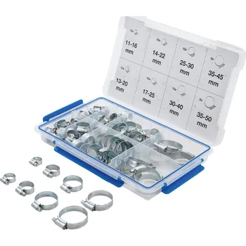 Sada nářadí BGS 9547, Souprava hadicových spon | 80dílná