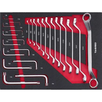 Tagred TA19637, Vložka do dílenského vozíku | sada klíčů | 25 dílná