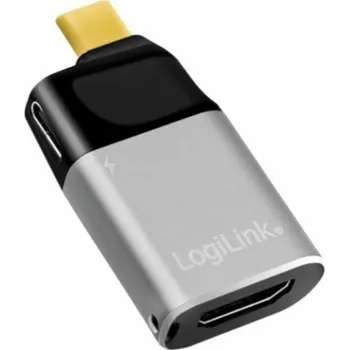 Redukce LogiLink Adaptér USB Type-C, na HDMI-A + USB-C, 4K