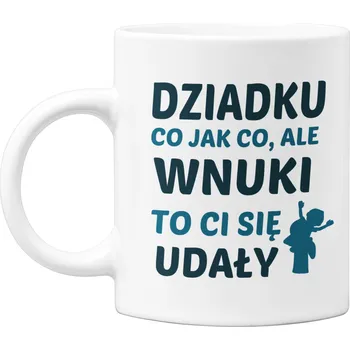 Bílý keramický hrnek 330 ml HRNEK KE DNI DĚDEČKŮ PRO DĚDEČKA