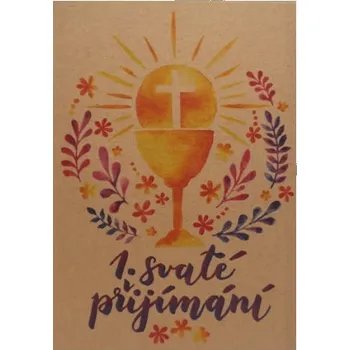 Přáníčko BeBechy – recyklovaný papír - Přijímání tiskopis