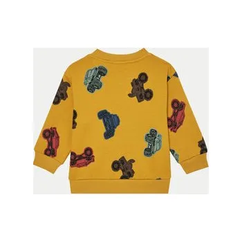 Pánská mikina United Colors Of Benetton Mikina 3J4EG10GK Žlutá Regular Fit 82