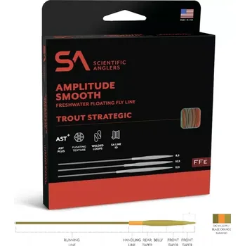 Muškařská šňůra Scientific Anglers Amplitude Smooth Trout Strategic 12.5 WF-4-F