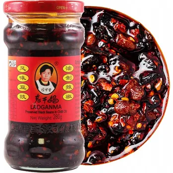 Omáčka Omáčka na těstoviny Omáčka z černých fazolí s chilli 280g LAOGANMA