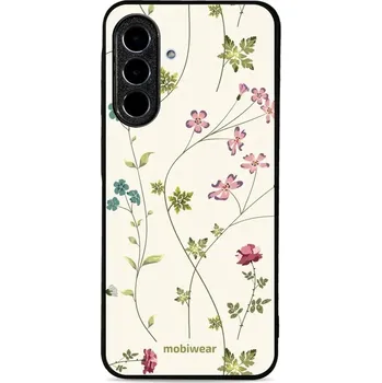 Pouzdro na mobilní telefon Lesklý kryt Mobiwear Glossy - Samsung Galaxy A36 5G - G035G - Tenké rostlinky s květy (Prémiové lesklé pouzdro, obal, kryt Mobiwear Glossy na mobil Samsung Galaxy A36 5G - G035G - Tenké rostlinky s květy, materiál Plast + TPU silikon - krytí po všech)