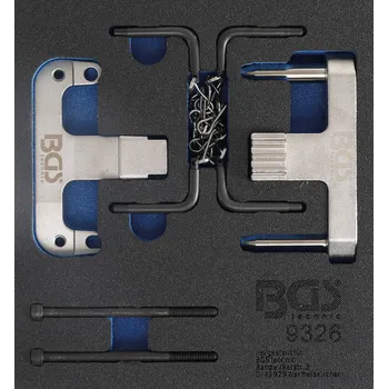 Sada nářadí BGS 9326, Vložka do dílenského vozíku 1/6: souprava nářadí k nastavení motoru | pro Mercedes-Benz / Chrysler