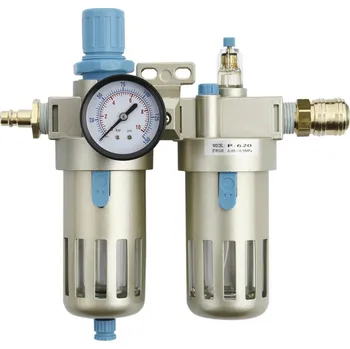 Ventil Redats 30-03-54, Redukční ventil s odlučovačem vody a olejovačem P-620 1/2" STD s rychlospojkami