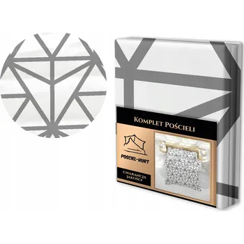 Povlečení Krepové povlečení 160x200 + 2x70x80 Bavlna 100%, zip, Polský výrobek 377