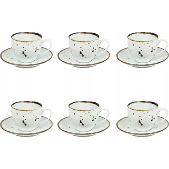 Moka konvice COTTAGE WHITE sada 6 šálků - Alumina Bogucice