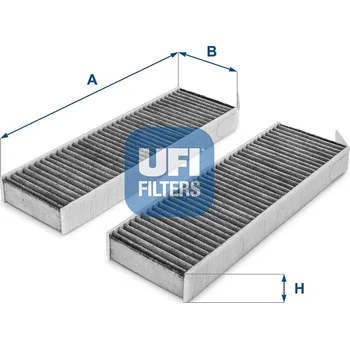 Klimatizace automobilu Filtr, vzduch v interiéru UFI 54.172.00