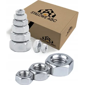 Matice Šestihranná matice DIN934 M8 tř. 8 pozink balení 1 kg