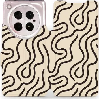 Pouzdro na mobilní telefon Flipové pouzdro Mobiwear - Infinix ZERO 40 5G - VA60S Linky (Knížkové flip pouzdro, obal, kryt na mobil Infinix ZERO 40 5G - VA60S Linky, materiál Umělá kůže + TPU - ochrana 360°, stojánek, silikonová vanička, magnetické zavírání)