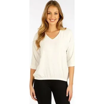 Dámská halenka Litex 5F066 smetanová L