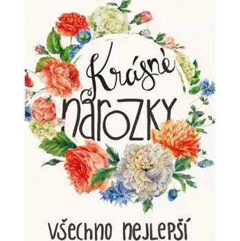 Přáníčko BeBechy - bílé - Narozky tiskopis