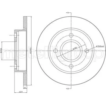 Brzdový kotouč Brzdový kotouč METELLI 23-0377