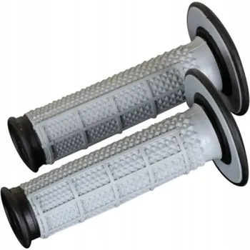 Chránič řídítek pro čtyřkolku RENTHAL GRIPY MX TAPERED HALF WAFFLE DVOUKOMPONENTNÍ ŠEDO/ČERNÉ