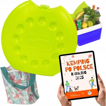 CHLADICÍ VLOŽKA 400g ZELENÁ do TURISTICKÉ CHLADNIČKY, TERMO TAŠKY