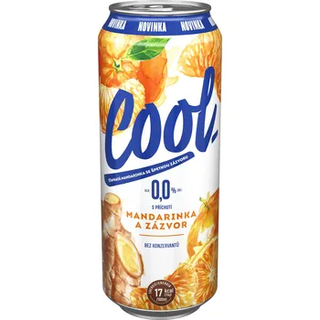 Pivo Cool s příchutí mandarinka a zázvor 4x0,5l