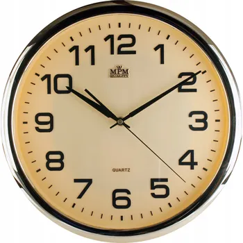 Hodiny Nástěnné hodiny MPM Quality bílé 36 cm