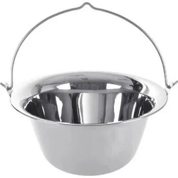 Outdoor vaření Kotel na guláš nerezový 14 lo 42 cm závěsný g7