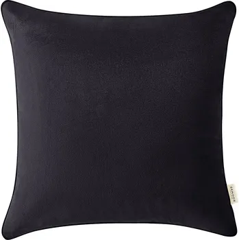 Polštář Dekorační povlak na polštář 40x40 cm, velurový Bianca černý