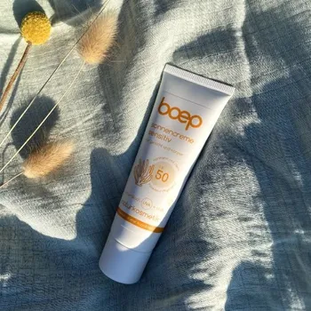 Přípravek na opalování Přírodní opalovací krém sensitive spf 50 Boep 50ml