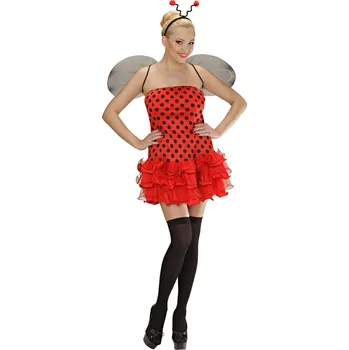 Karnevalový kostým Dámský kostým beruška s křídly - M