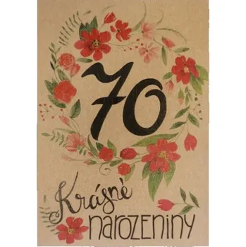 Přáníčko BeBechy – recyklovaný papír – 70 tiskopis