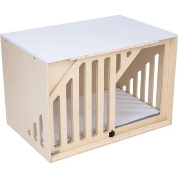 klec pro psa Modern Living krytá pokojová klec pro psy Uppsala 90,6x60x61,2cm pes