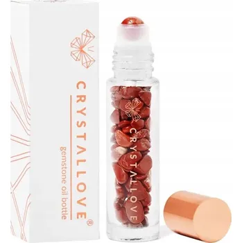 CRYSTALLOVE Lahvička s krystaly na olej 10 ml - jaspis červený