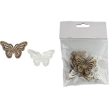 Velikonoční dekorace Dekorace motýl, 12 ks D6126