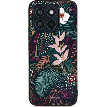 Pouzdro na mobilní telefon Lesklý kryt Mobiwear Glossy - Honor X8c - G043G - Temná flóra (Prémiové lesklé pouzdro, obal, kryt Mobiwear Glossy na mobil Honor X8c - G043G - Temná flóra, materiál Plast + TPU silikon - krytí po všech stranách, neošoupatelný potisk, tenké provedení,)