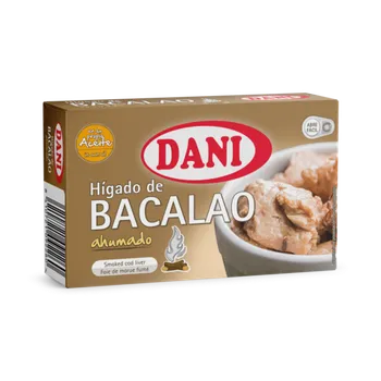 konzervovaná ryba Dani Uzená tresčí játra