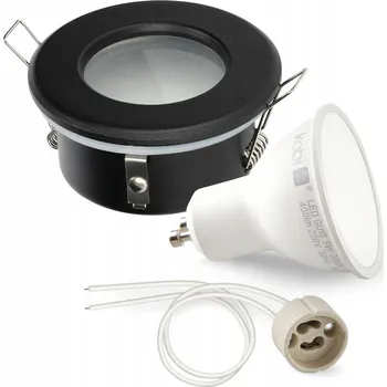 Žárovka Sada hermetického halogenového svítidla LUMO11 + LED žárovka GU10 5W, studená bílá