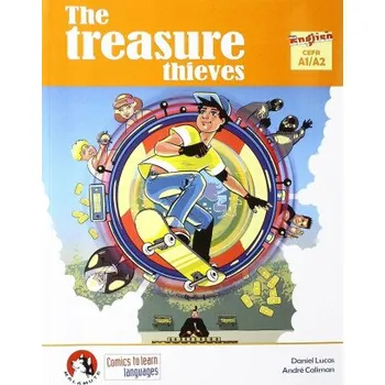 Anglický jazyk The Treasure Thieves : Comics to Learn Languages
