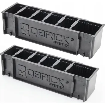 2 držáky na nářadí do děrované stěny Qbrick - dlouhé předměty