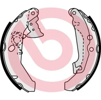 Autodíl Sada brzdových čelistí BREMBO S 24 518