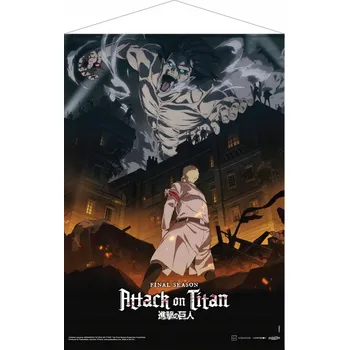 Obraz WallScroll - Attack on Titan: The Final Season Part 1 50 x 70 cm
