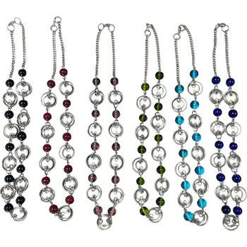 Náhrdelník Náhrdelník z korálků FUNKY Barvy ručníků: TMAVĚ MODRÁ