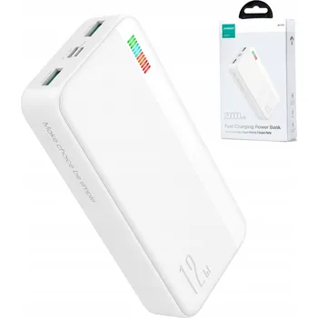 Powerbanka Powerbank 20000mAh JR-T017 12W 20000mAh bílý Joyroom, výkonná powerbanka