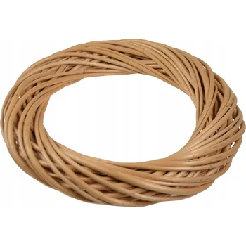 Věnec Proutěný VĚNEC KRUH přírodní korpus DEKORACE na Velikonoce 20 cm